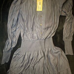 Ramy Brook Blue Mini Dress